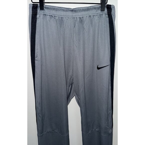 Nike Pants Women’s Size Large Black Side Stripes Grey Polyester - Picture 4 of 15